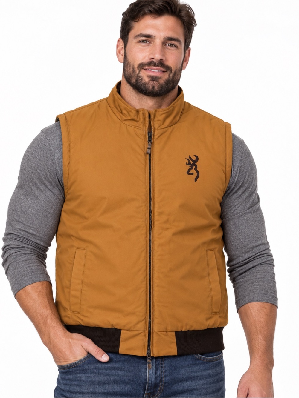 Browning Men's Reversible Hunting Jacket Vest size Large